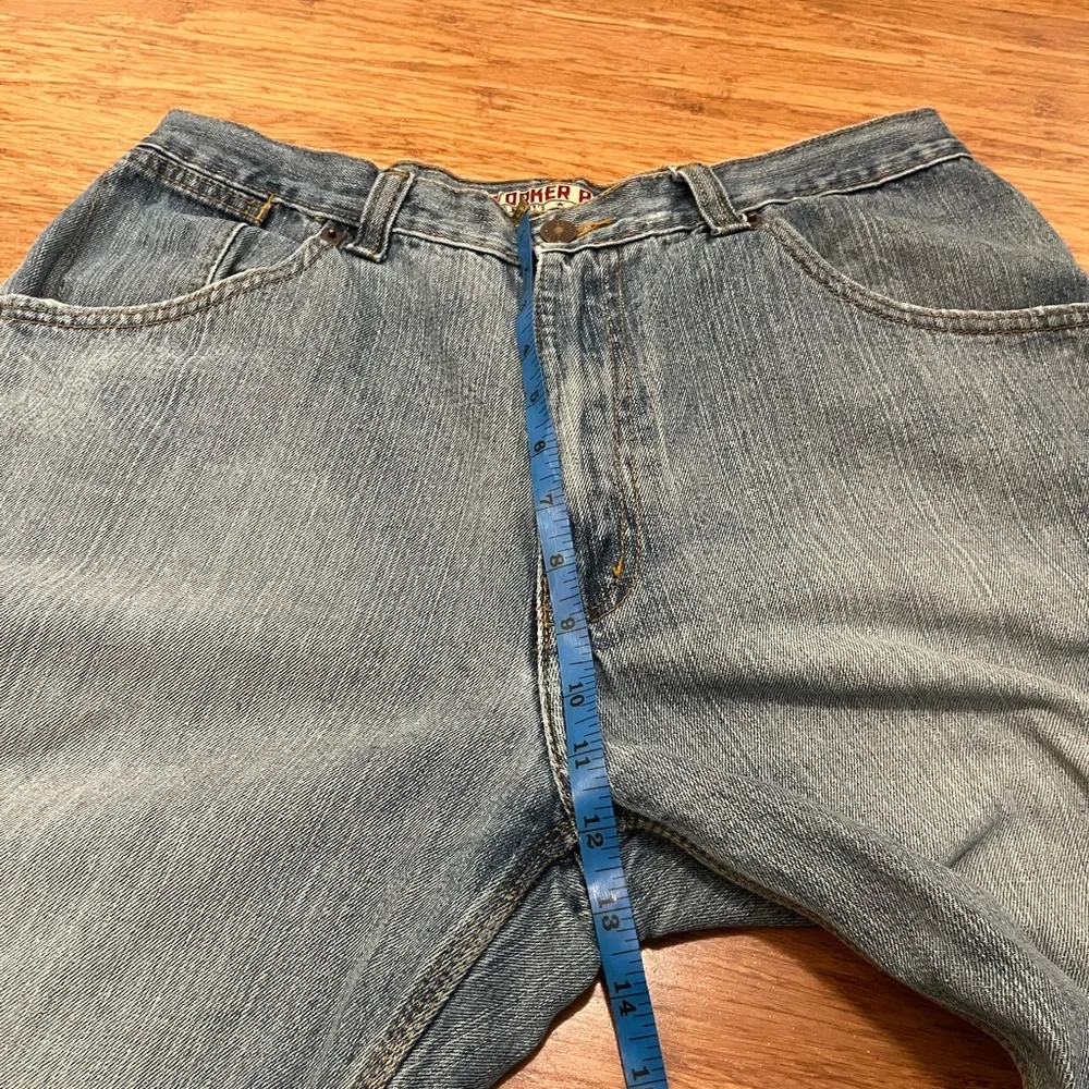 Steve & Barry's Light Wash Worker Pant Straight Leg Jeans. Size 32